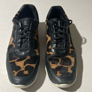 Cole Haan Zerogrand Women’s Sneakers Size 9 Leopard Print Calf Hair
